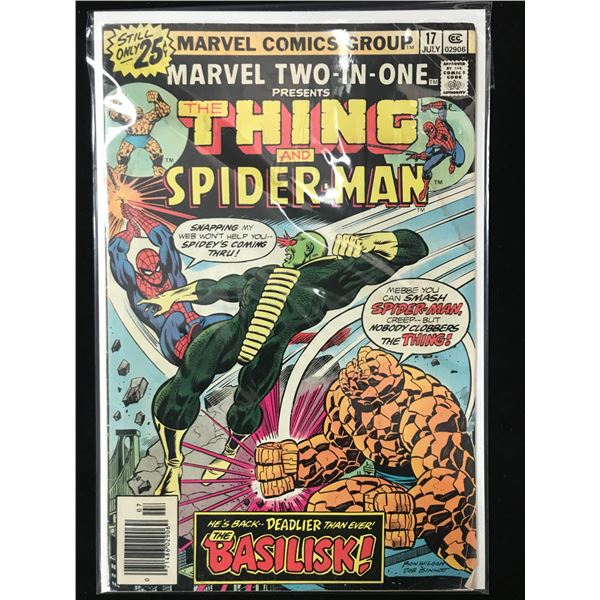 MARVEL COMICS NO.17 THE THING AND SPIDERMAN