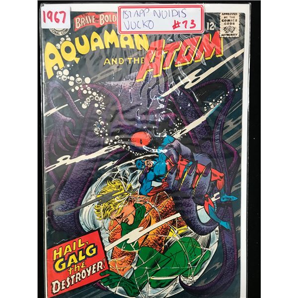 DC COMICS NO.73 AQUAMAN AND THE ATOM (1ST APP NUIDIS VUCKO)