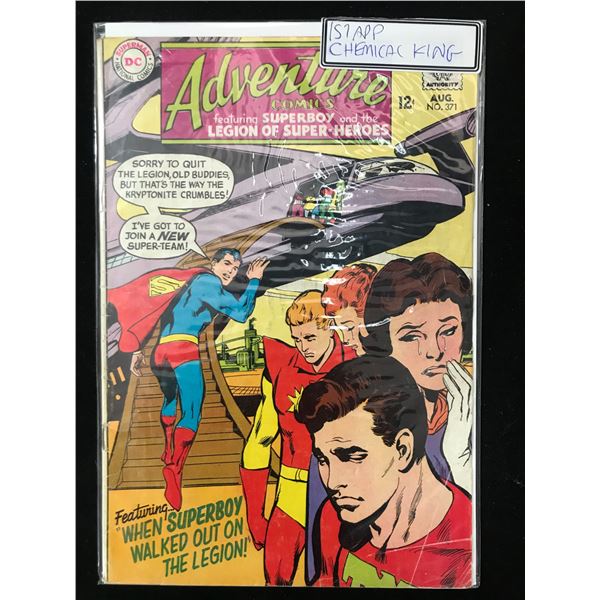 DC COMICS NO.371 ADVENTURE COMICS FEAT SUPERBOY AND THE LEGION OF SUPER-HEROES