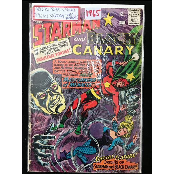 DC COMICS NO.51 STARMAN AND BLACK CANARY (ORIGIN STARMAN,TED KNIGHT AND BLACK CANARY