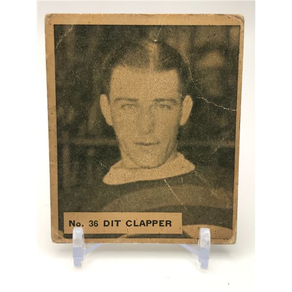 1937 V356 WORLD WIDE GUM NO.36 AUBREY "DIT" CLAPPER