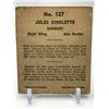 Image 2 : 1937 V356 WORLD WIDE GUM NO.127 JULES CHOLETTE