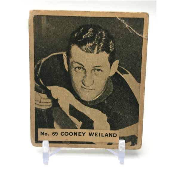 1937 V356 WORLD WIDE GUM NO.69 COONEY WEILAND