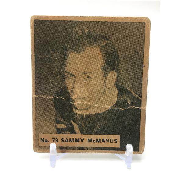 1937 V356 WORLD WIDE GUM NO.79 SAMMY MCMANUS