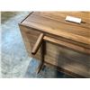 Image 2 : DESIGN WITHIN REACH RALEIGH WALNUT 6 DRAWER DRESSER 60"W WITH BROKEN FRONT LEG