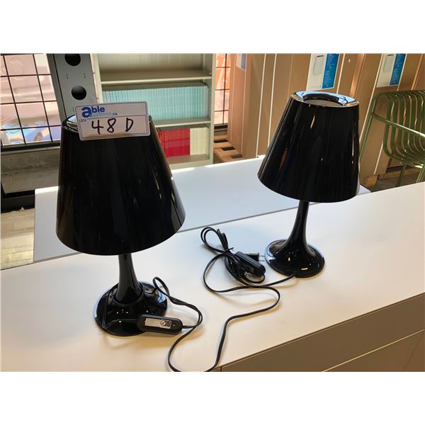 2 FLOS BLACK MAYDAY LAMPS