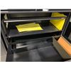 Image 2 : *L* BLACK 4 DRAWER LATERAL FILE CABINET