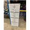 Image 1 : *L* WHITE 4 DRAWER LATERAL FILE CABINET