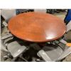 Image 1 : *L* ROUND CHERRY 6 SEAT DINING TABLE