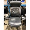 Image 1 : *L* BLACK LEATHER HIGH BACK ERGONOMIC TASK CHAIR WITH ARMS & HEAD REST