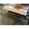 Image 2 : HERMAN MILLER CANE MAPLE 72"W BENCH (CONDITION ISSUES)