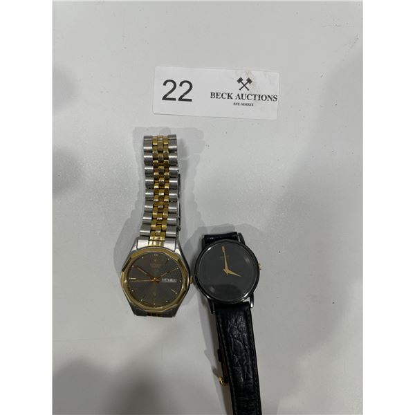 Set Of Citizen And Seiko Watches