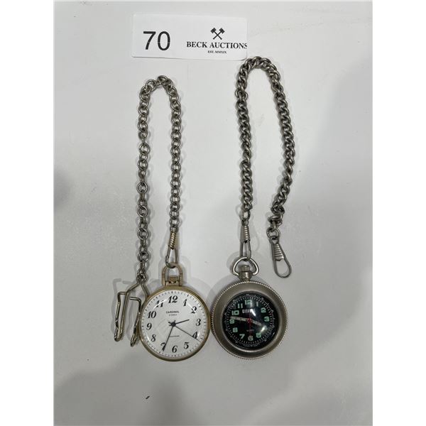 Set Of Vintage Pocket Watches