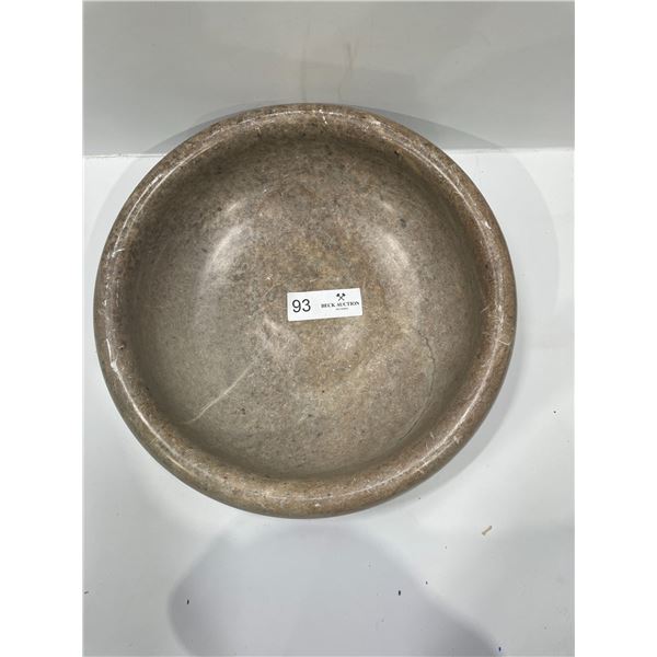 Hand-Carved Stone Bowl