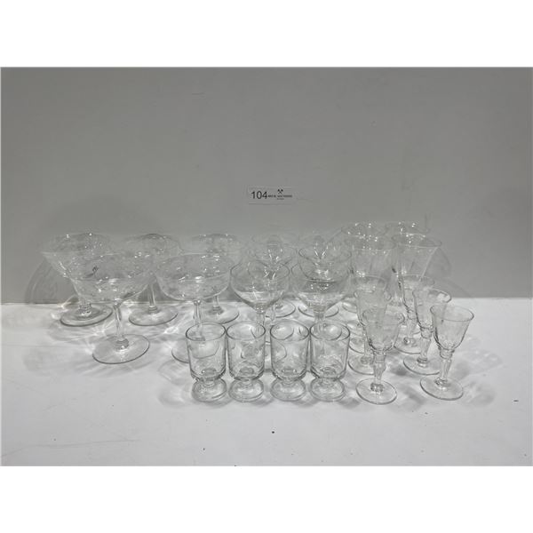 Large Assortment Of Crystal And Glassware