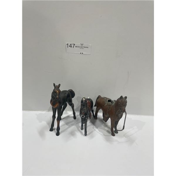Brass Horse Decor