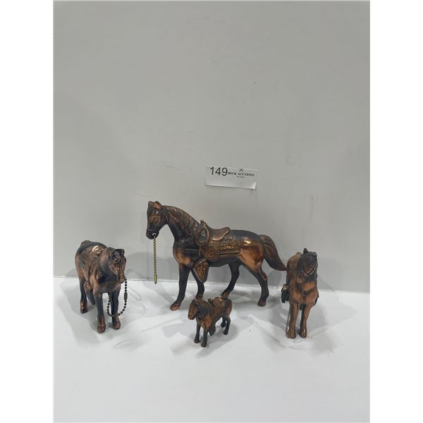 Brass Horse Decor