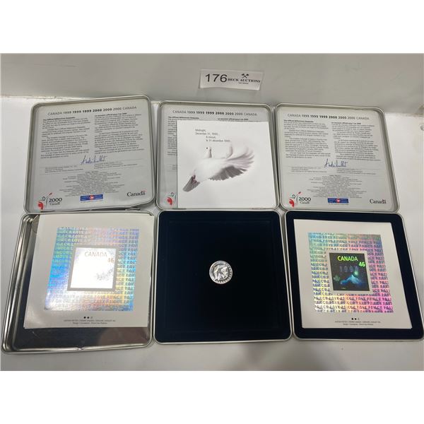 1999-2000 Canada Post Stamps And Coin