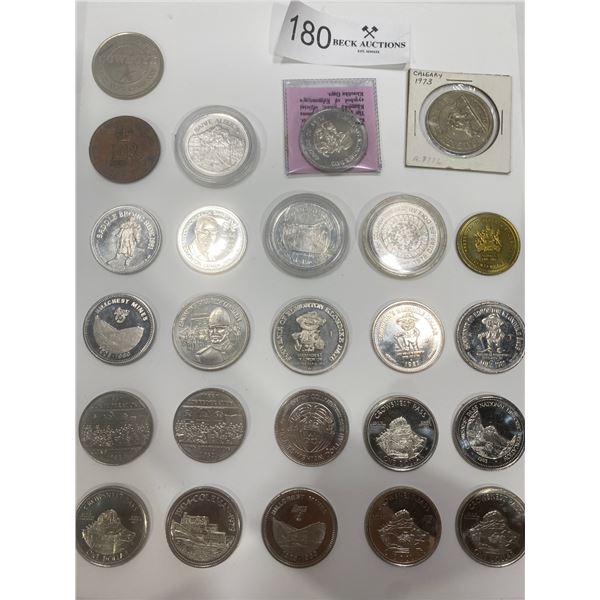 Assorted Coins & Tokens