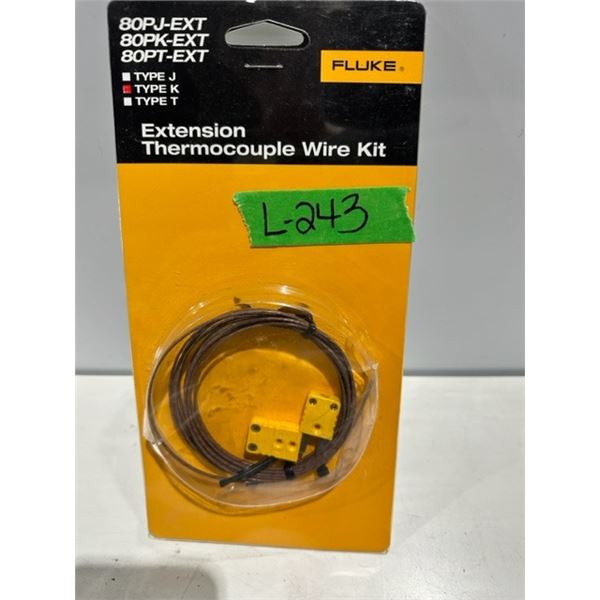 Fluke extension thermocouple wire kit