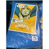 Image 2 : Lot of 2 Grizzly Tarps - 16' x 20' & 6' x 8'