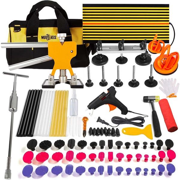 Lot of 1 Mookis Paintless Dent Repair/Dent Puller Tool Kit - 77PCS
