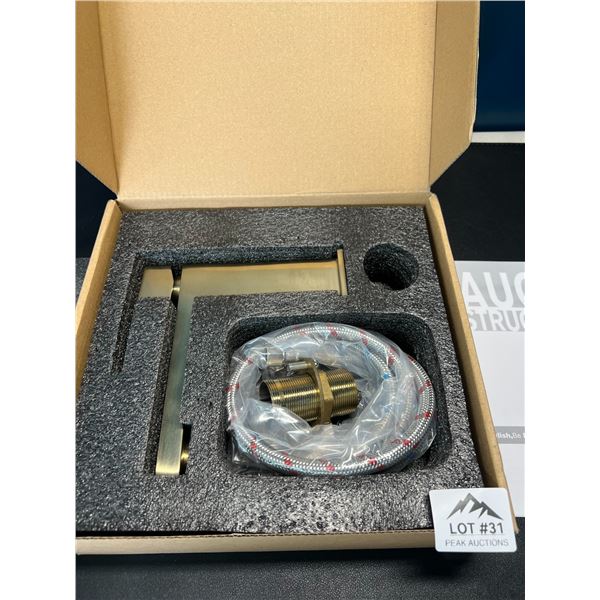 Lot of 1 Gold Sink Faucet