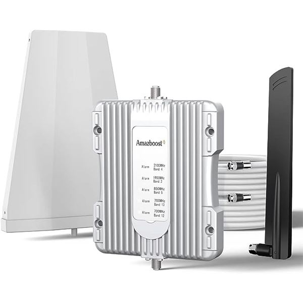 Lot of 1 Amazboost Cell Phone Booster for Home -Up to 2,500 sq ft Cell Phone Signal Booster Kit