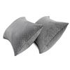 Image 1 : Lot of GoHome Sleeping/Bed Pillows - 2 Pack - Grey - Full Size