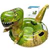 Image 1 : Lot of Inflatable Dinosaur Snow Tubes w/ Handles - 2PCS in box - Large 64inch size!