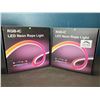 Image 2 : Lot of 2 RGB-IC LED Neon Rope Light Kits