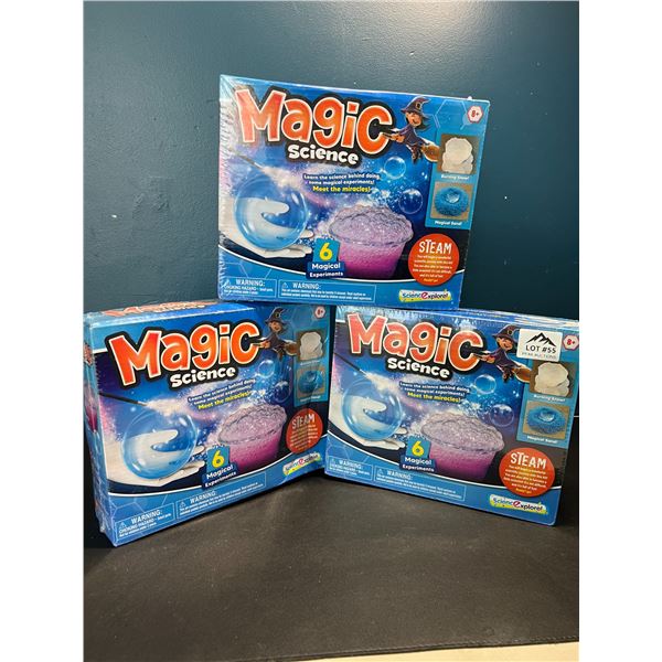 Lot of 3 Magic Science STEAM Toy Sets