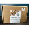 Image 1 : Lot of 1 Organic Spice Jar Set - Includes 24 Jars of Spices