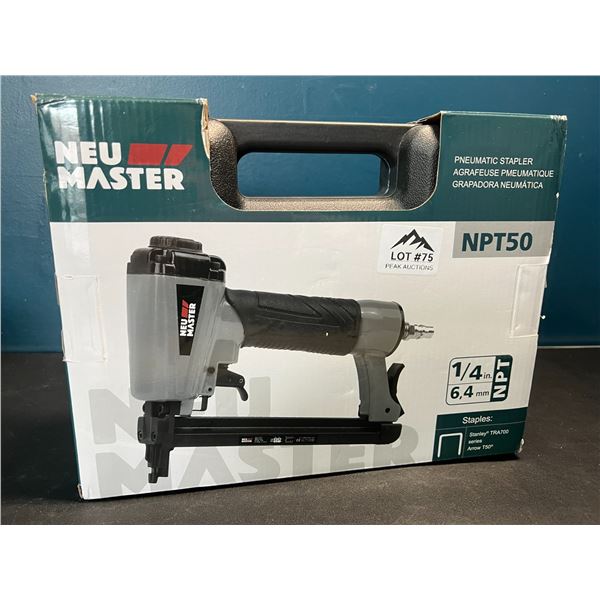 Lot of 1 NeuMaster NPT50 Pneumatic Stapler