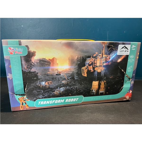 Lot of 1 Transformer-Style Robot Toy