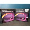 Image 2 : Lot of 2 RGB-IC LED Neon Rope Light Kits