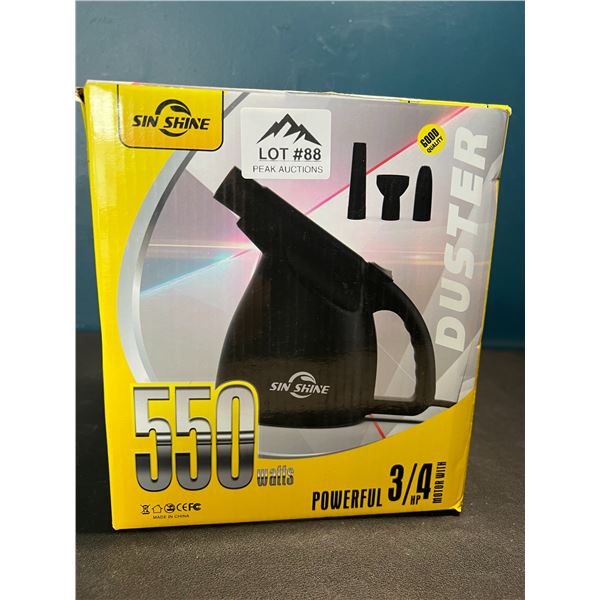 Lot of 1 Sin Shine 550Watts Powerful Compressed Air Multi-Use Electric Air Duster