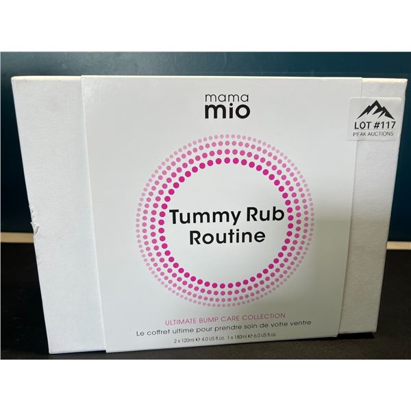 Lot of 1 MamaMio Tummy Rub Routine Bump Care Collection Set