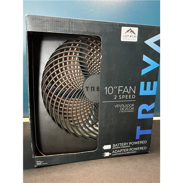 Lot of 1 Treva 10-Inch Fan - Battery Powered
