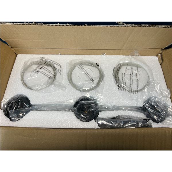 Lot of 2 Triple-Head Bathroom/Vanity Lights for Above Mirrors