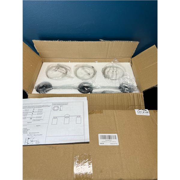 Lot of 2 Triple-Head Bathroom/Vanity Lights for Above Mirrors