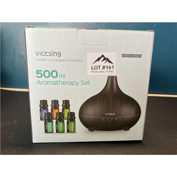 Lot of 1 Victsing 500mL Aromatherapy Diffuser Set - Includes 6 Essential Oils!