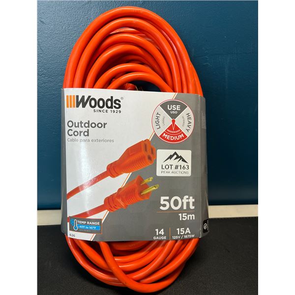 Lot of 1 50FT Long Outdoor Extension Cord