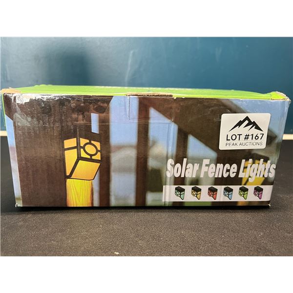 Lot of Solar Fence Lights - 6pack