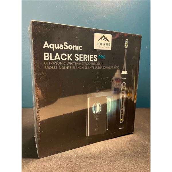 Lot of 1 Aquasonic Black Series PRO – Ultra Whitening Power Toothbrush w/ UV Sanitizing Base