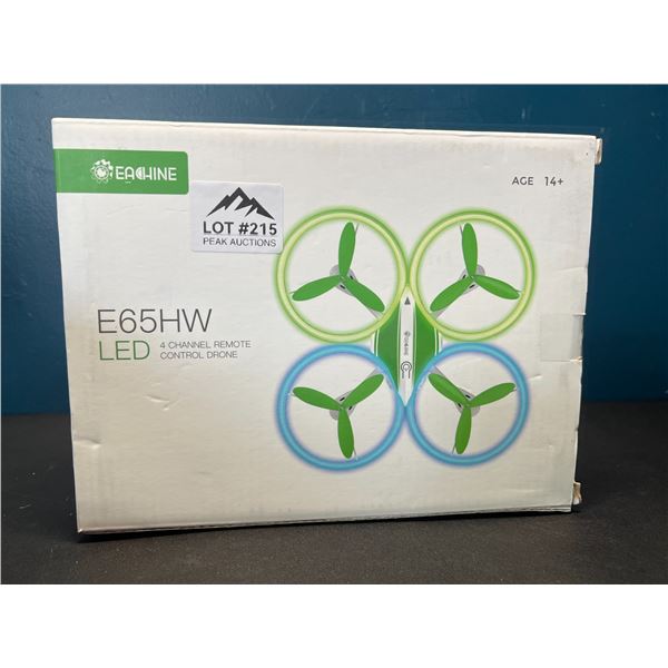 Lot of 1 Eachine E65HW LED 4-Channel Remote Control Drone