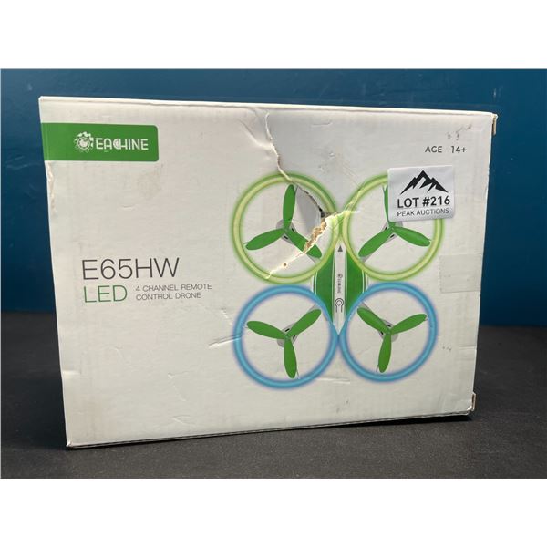 Lot of 1 Eachine E65HW LED 4-Channel Remote Control Drone