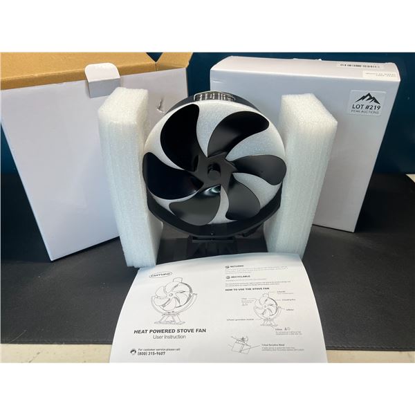 Lot of 2 Elemake Heat Powered Stove Fans
