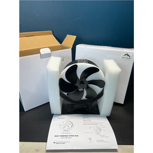 Lot of 2 Elemake Heat Powered Stove Fans