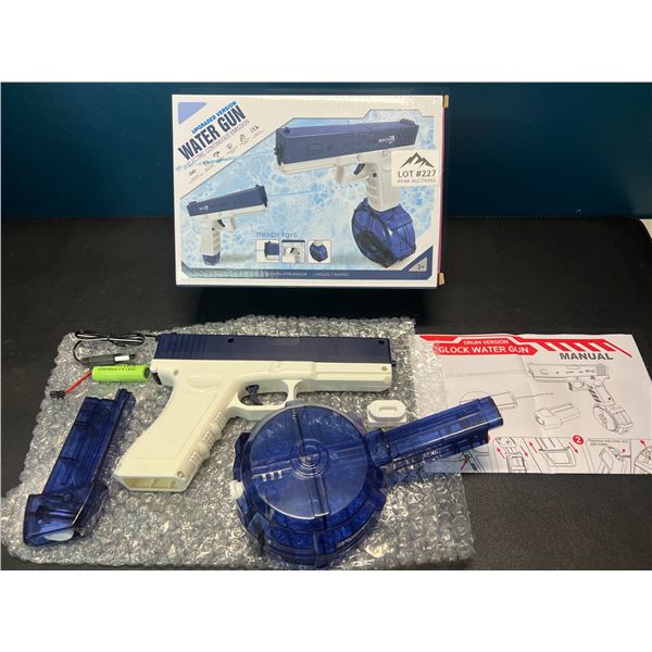 Lot of 1 Electric Water Gun - Rechargeable Automatic Water Gun - Blue